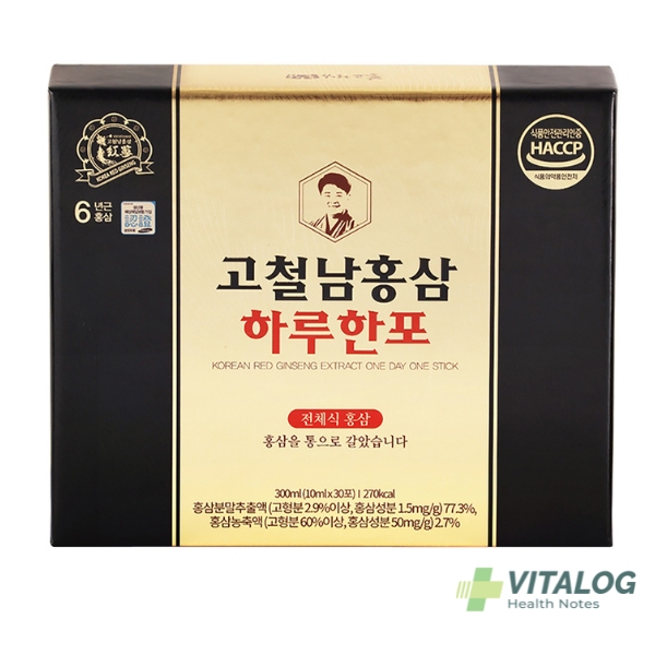 Hồng sâm nam bổ phế Korean red ginseng extract one day one stick (10ml x 100 gói)